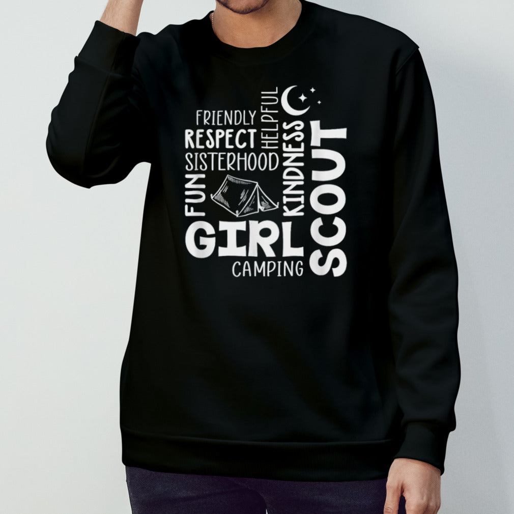 Girl Scout Camping Adventure Scout Troop Cookie Dealer shirt