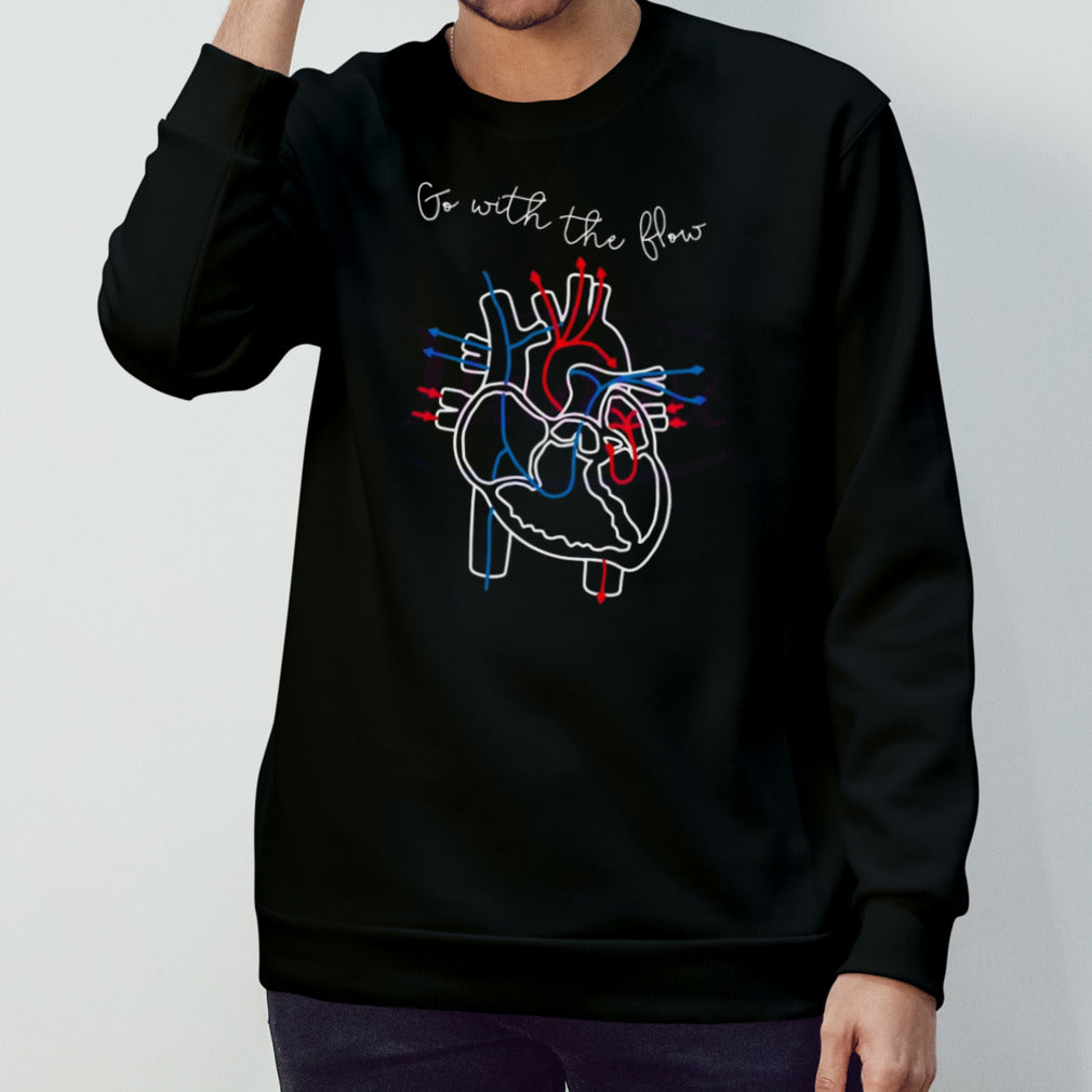 Go With The Flow CVICU Nurse Shirt