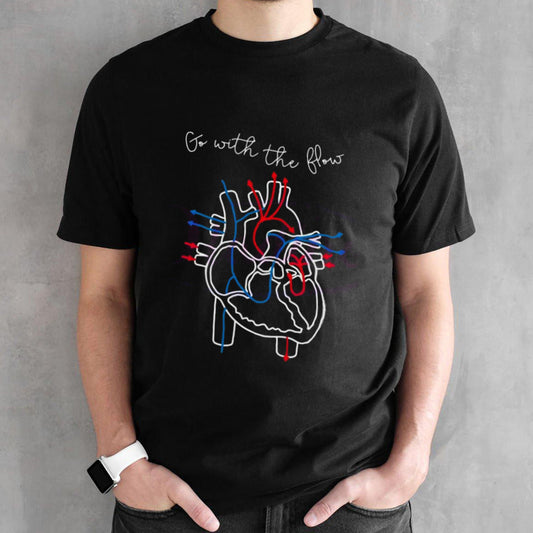 Go With The Flow CVICU Nurse Shirt