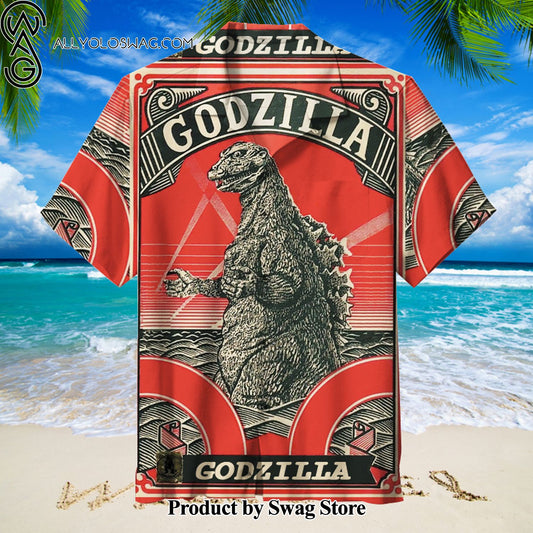 Godzilla Authentic Classic Aloha Hawaiian Shirt