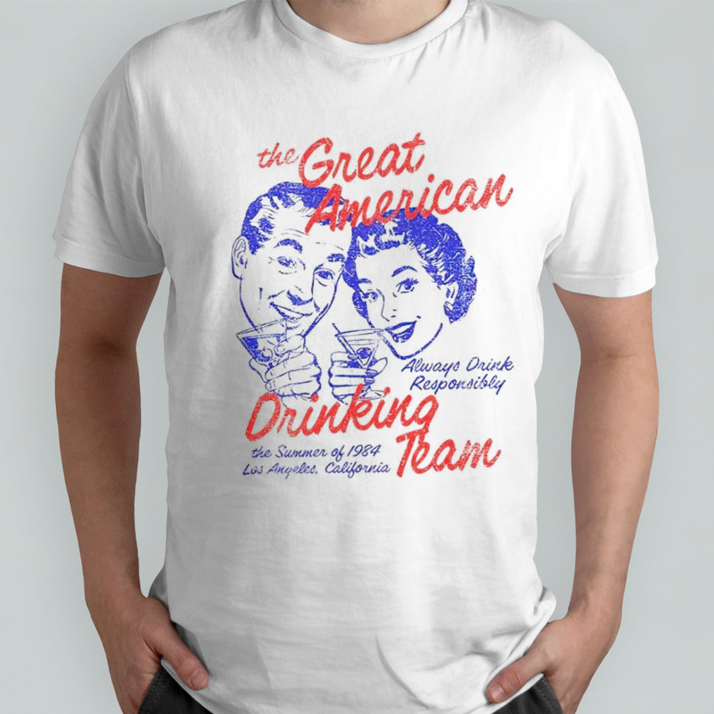 Great American drinking team shirt