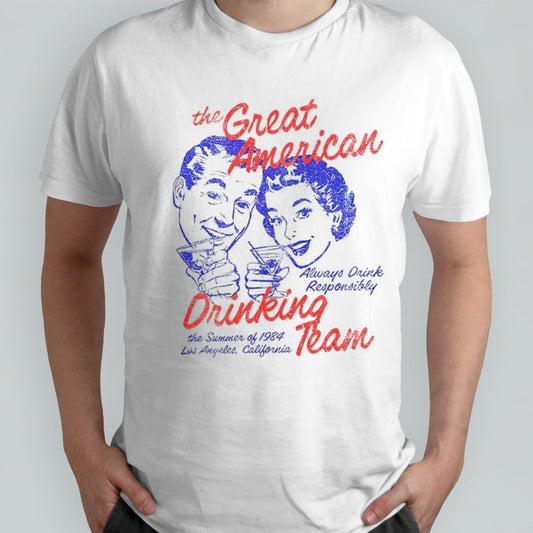 Great American drinking team shirt