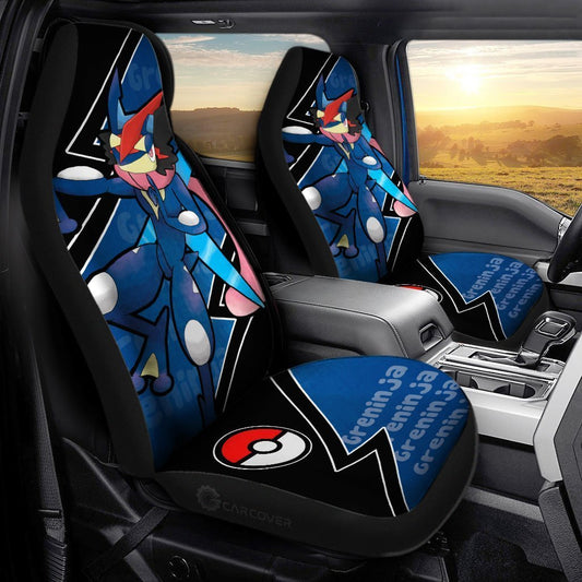 Greninja Car Seat Covers Custom Anime Car Accessories