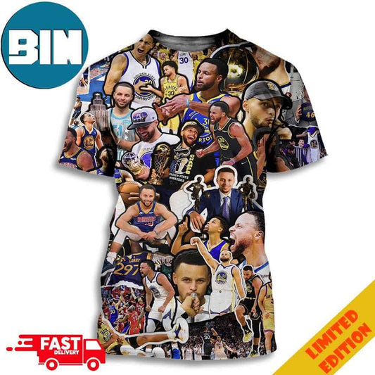 Happy Birthday Stephen Curry Golden State Warriors My GOAT 3D T-Shirts