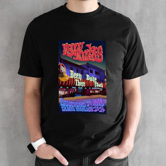 Happy Mondays April 7th 2024 Cliffs Pavilion Southend England T-shirts
