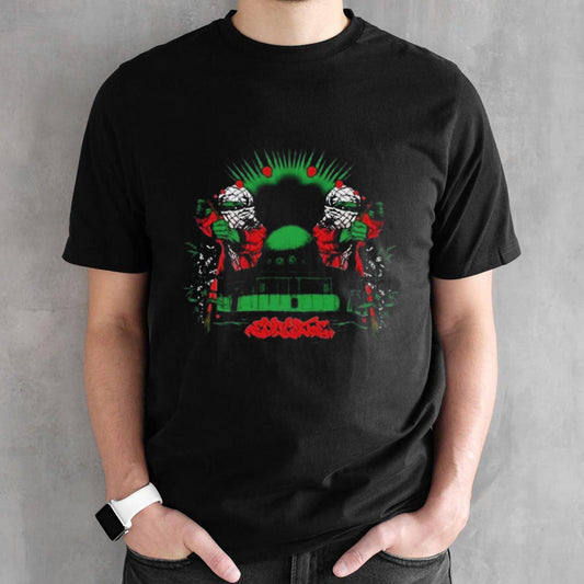 Hardcore Punks For Palestine Black Shirt
