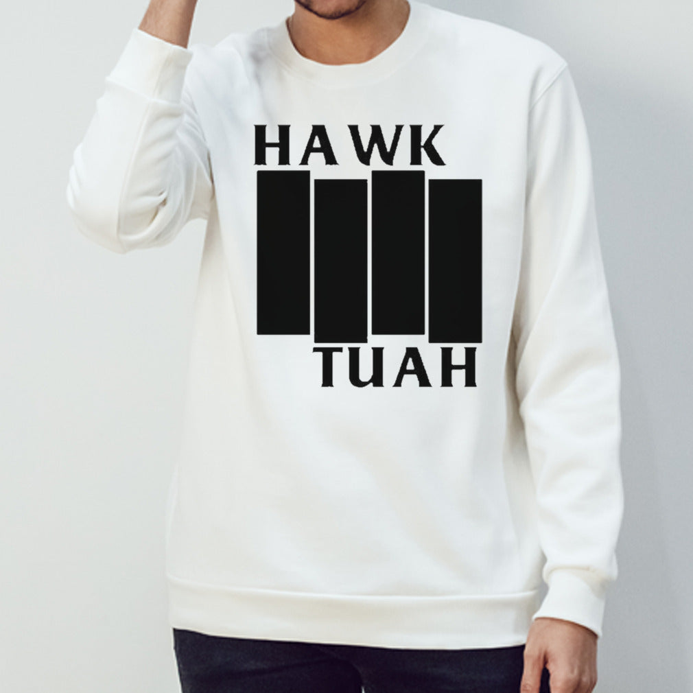Hawk Tuah Black Flag shirt