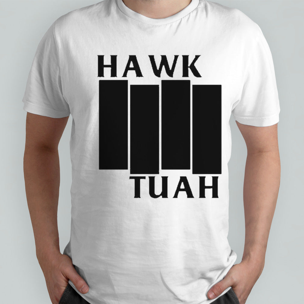 Hawk Tuah Black Flag shirt