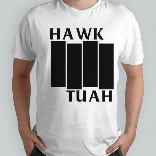 Hawk Tuah Black Flag shirt
