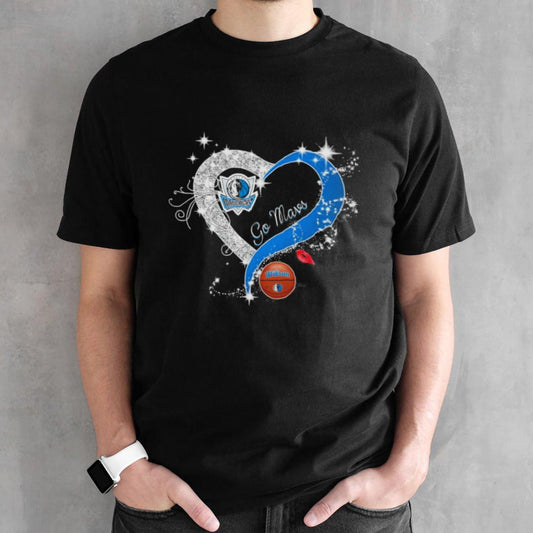 Heart Dallas Mavericks Basketball Go Mavericks 2024 Shirt