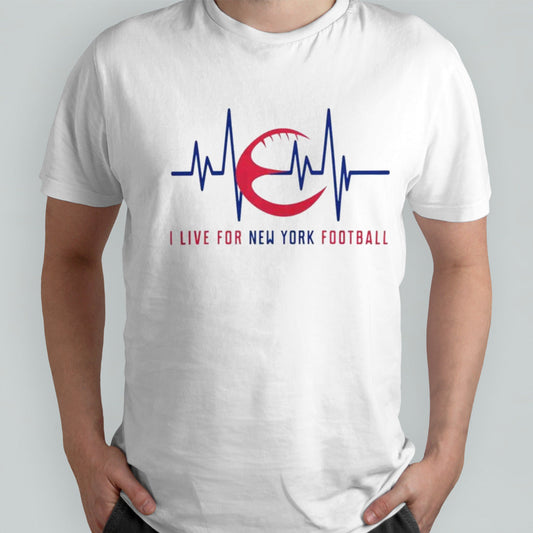 Heartbeat i live for New York Giants football shirts