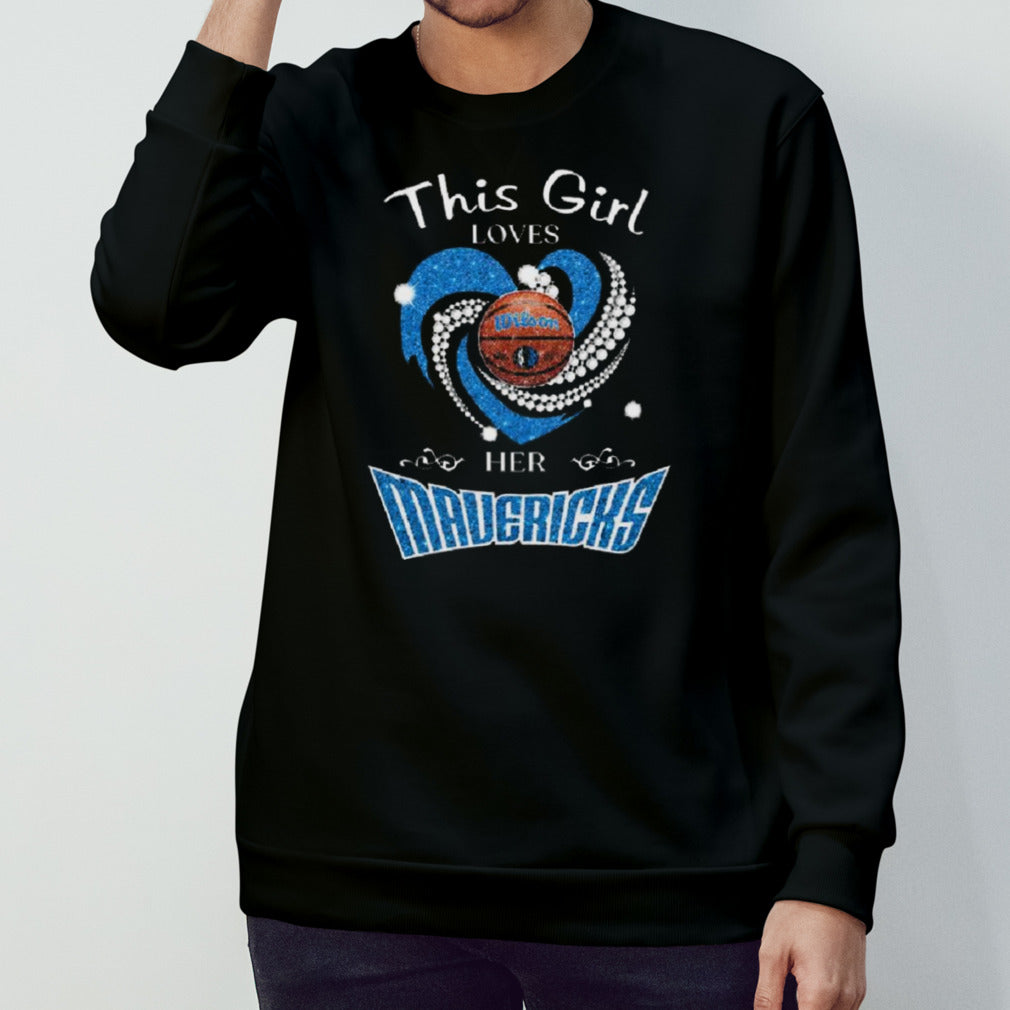 Hearts Diamonds The Girl Lovers Wilson Her Mavericks shirt
