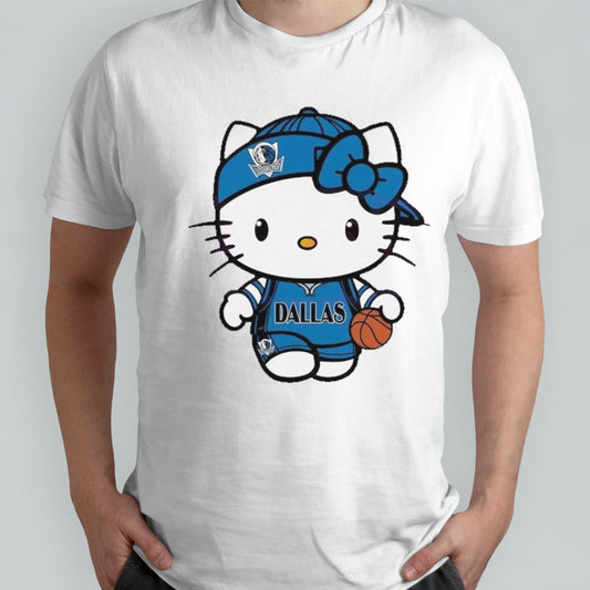 Hello Kitty Dallas Mavericks NBA Basketball Shirt