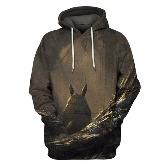 HickVibes Totoro B220 3D Pullover Printed Over Unisex Hoodies
