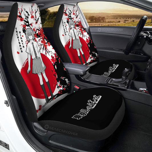 Hinata Tachibana Car Seat Covers Custom Japan Style Tokyo Revengers Anime Car Accessories