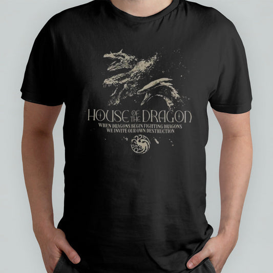 House Of The Dragon Invite Our Own Destruction Mineral Wash Shirt