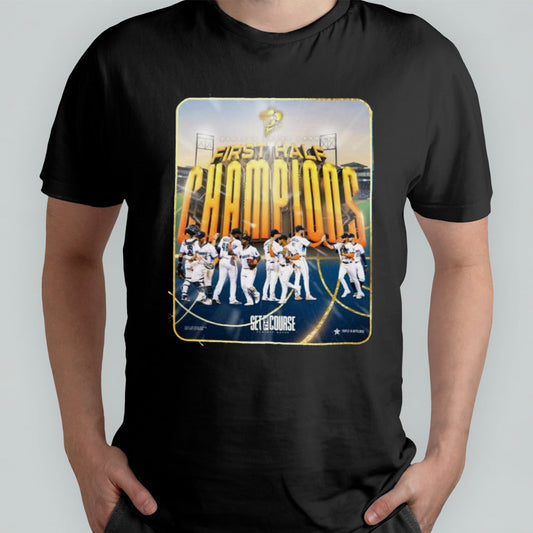 Houston Astros First Half Champions Set The Course Playoff Bound 2024 T-shirt