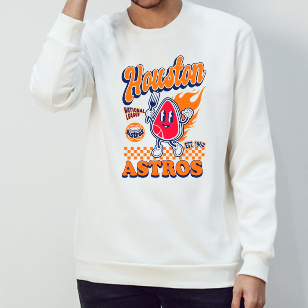 Houston Astros mitchell and ness cooperstown collection food concessions shirt