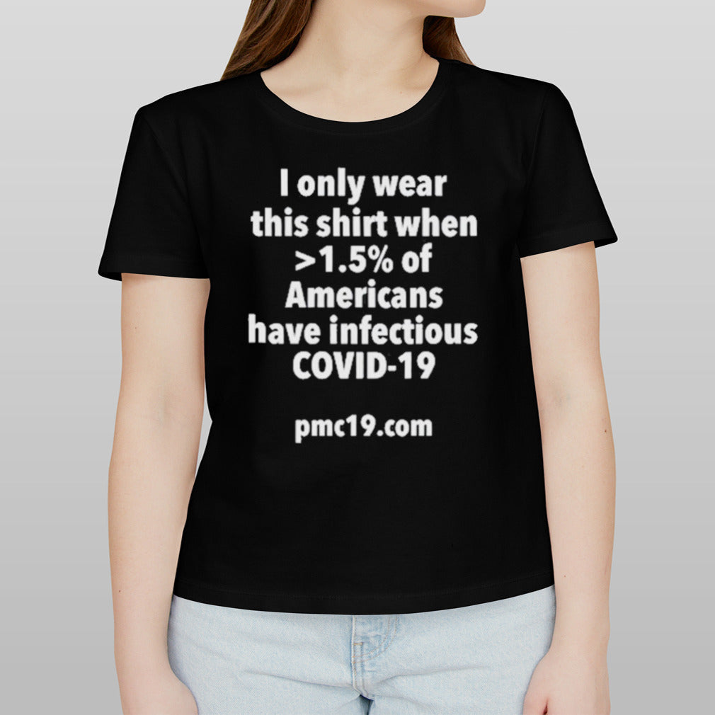 I Only Wear This Shirt When 1.5% Of Americans Have Infectious Covid-19 Shirt