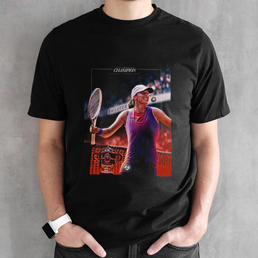 IG4 Iga Swiatek Champion Roland Garros 2024 Queen Of Paris The Championships Wimbledon shirt