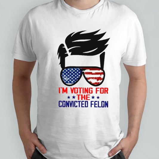 Iâ€™m Supporting The Convicted Felon 2024 Retro Shirt