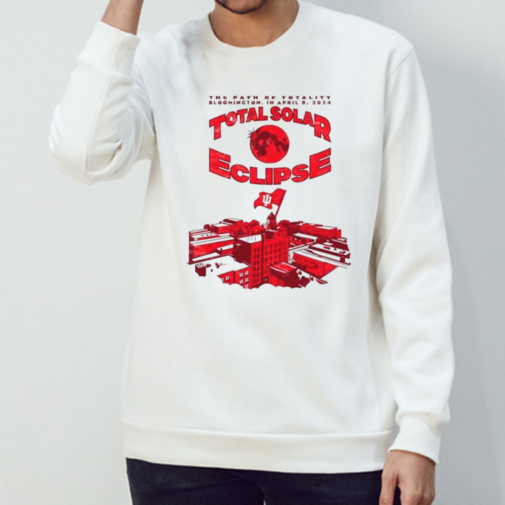 Indiana Hoosiers City Total Solar Eclipse Oatmeal shirts