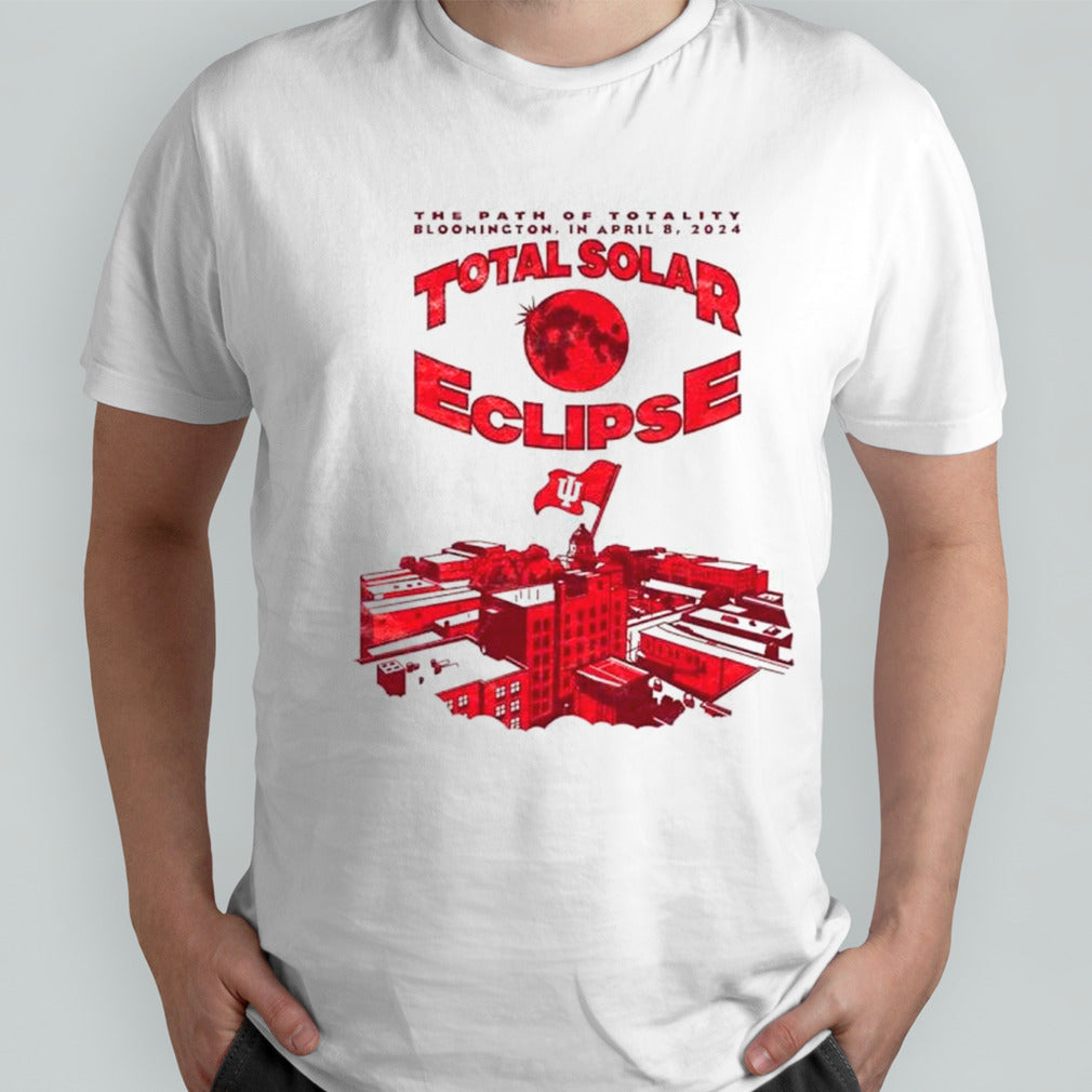 Indiana Hoosiers City Total Solar Eclipse Oatmeal shirts