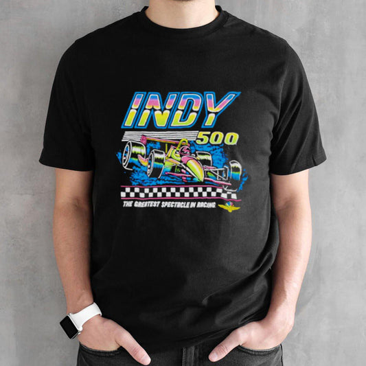 Indy 500 the greatest spectacle in racing neon shirt