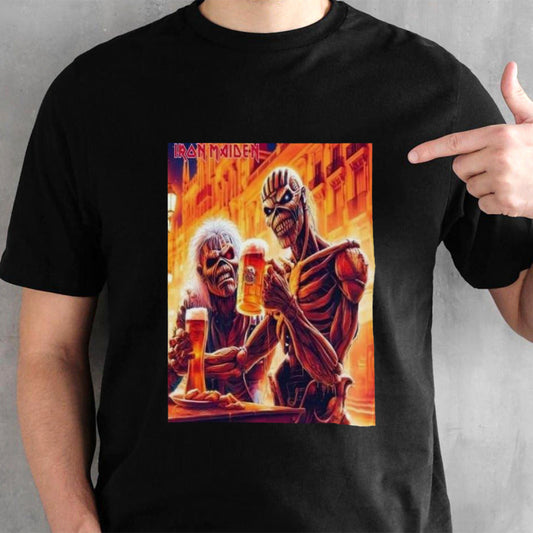 Iron Maiden Beer Fan Gifts Metalhead Shirt