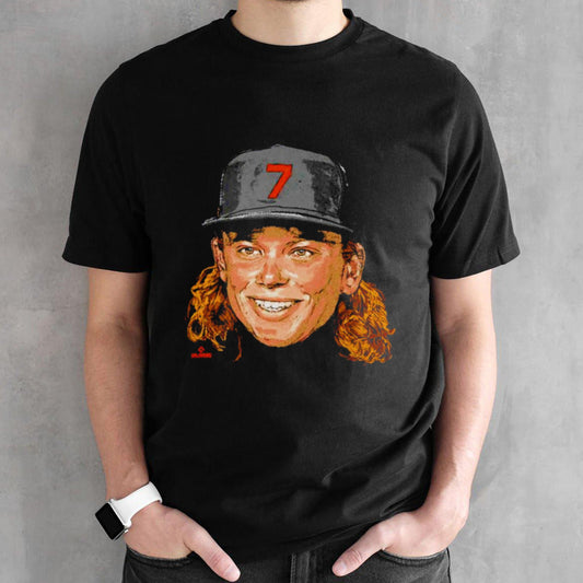 Jackson Holliday Baltimore Orioles Face Portrait Shirts