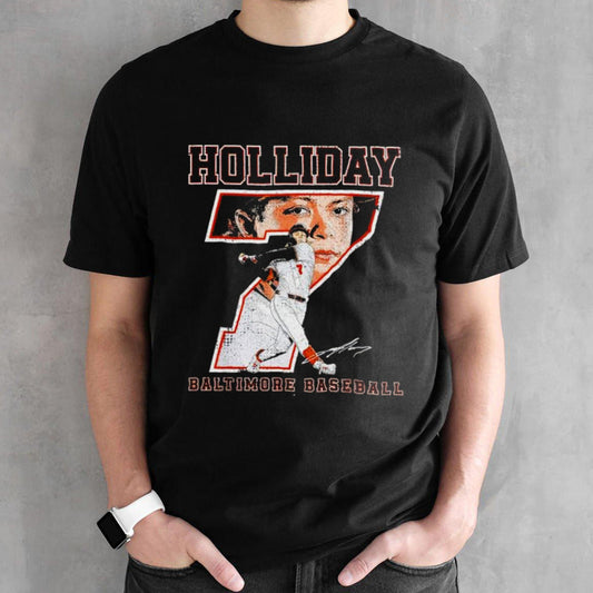 Jackson Holliday number 7 Baltimore Orioles signature shirts