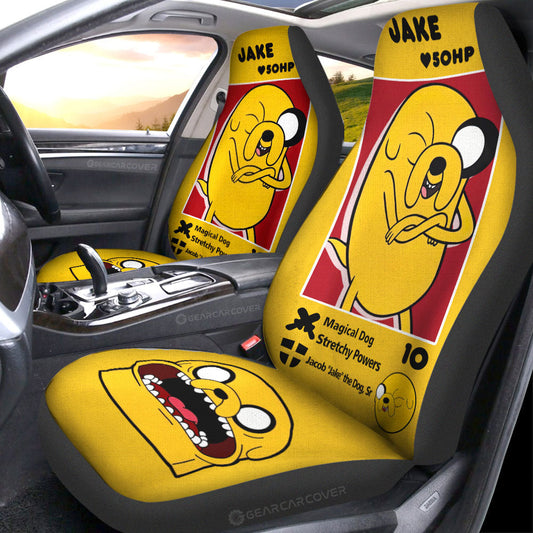 Jake Car Seat Covers Custom Adventure Time Car Accessories
