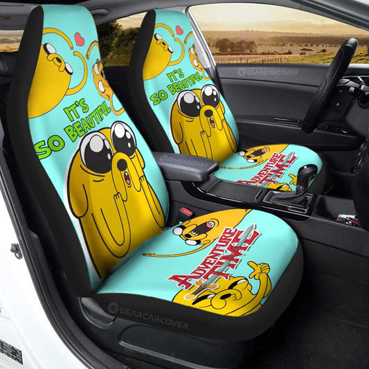 Jake the Dog Car Seat Covers Custom Adventure Time