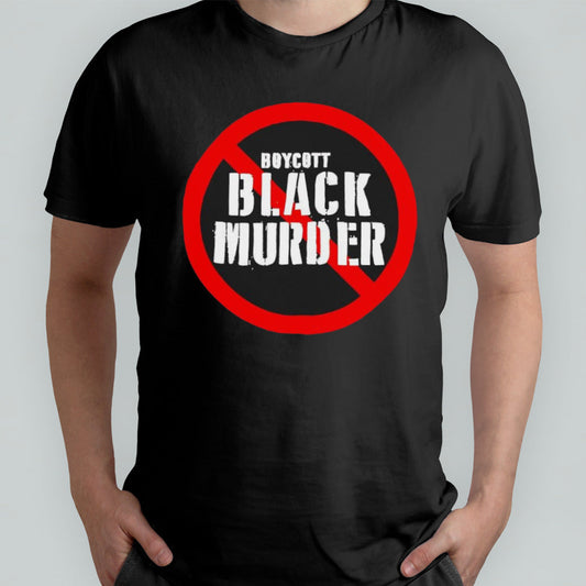 Jamaal Bowman wearing boycott black murder shirt