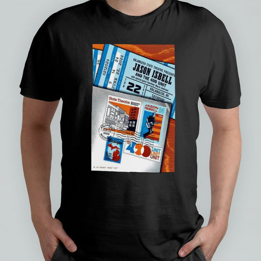 Jason Isbell And The 400 Unit Jun 22 2024 Kalamazoo State Theatre Kalamazoo MI Poster T Shirt