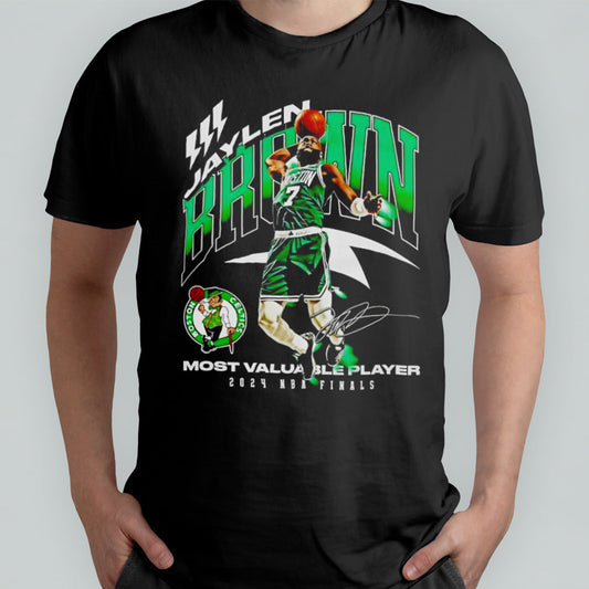 Jaylen Brown Boston Celtics MVP Award 2024 NBA Finals shirt