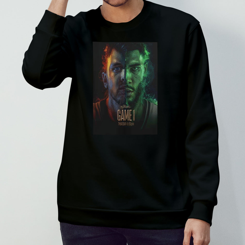 Jayson Tatum vs Luka Doncic NBA Finals 2024 Game 1 Dallas Mavericks vs Boston Celtics shirt