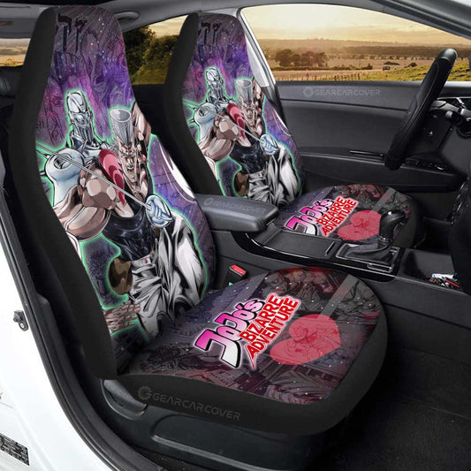 Jean Pierre Polnareff Car Seat Covers Custom Galaxy Manga JJBA Anime