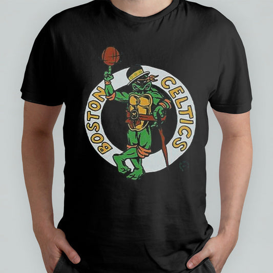Joe Mazzulla Ninja Turtles Boston Celtics shirt