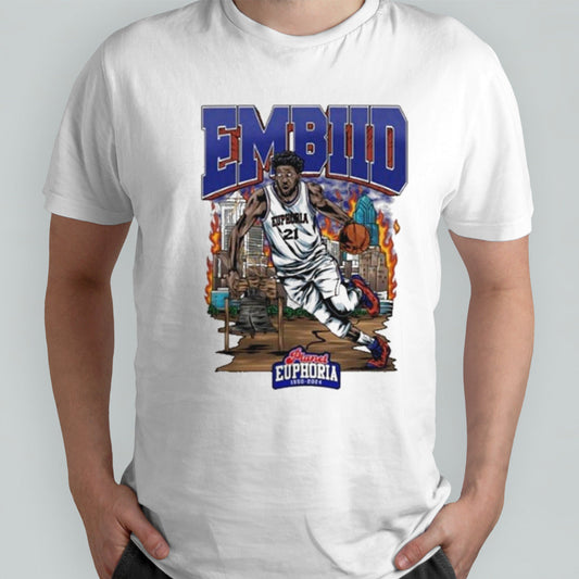 Joel Embiid Philadelphia 76ers Fire 2024 Shirt