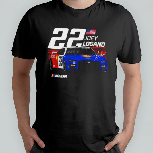 Joey Logano 22 Throwback T Shirt