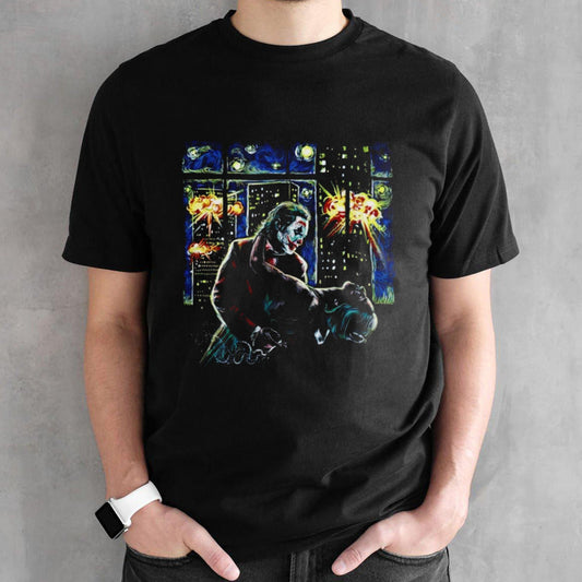 Joker and Harley starry clown shirts