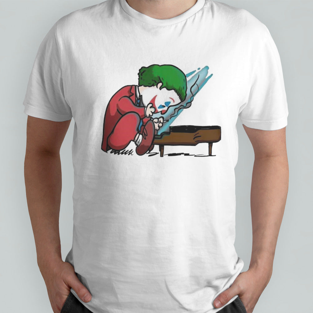 Joker playing the piano Peanuts shirts