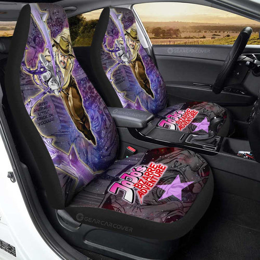 Joseph Joestar Car Seat Covers Custom Galaxy Manga JJBA Anime