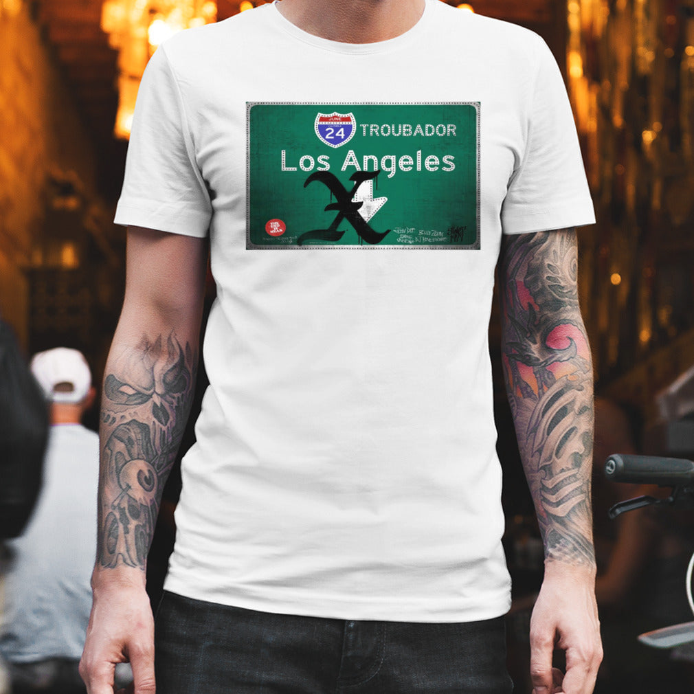 June 24 2024 The Troubadour West Hollywood CA X The Band Poster shirt