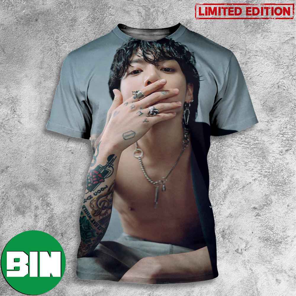 Jungkook Mesmerizes For His New Single Seven BTS 3D T-Shirts