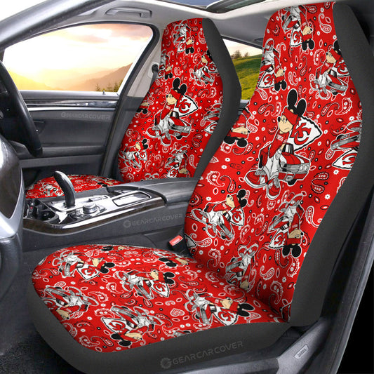 Kansas City Chiefs Car Seat Covers Cartoon Theme Collection