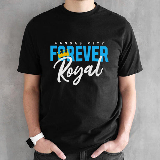 Kansas City Forever Royal Crown Baseball T-shirts