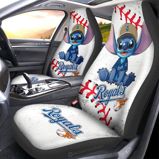 Kansas City Royals Car Seat Covers Stitch Theme Collection