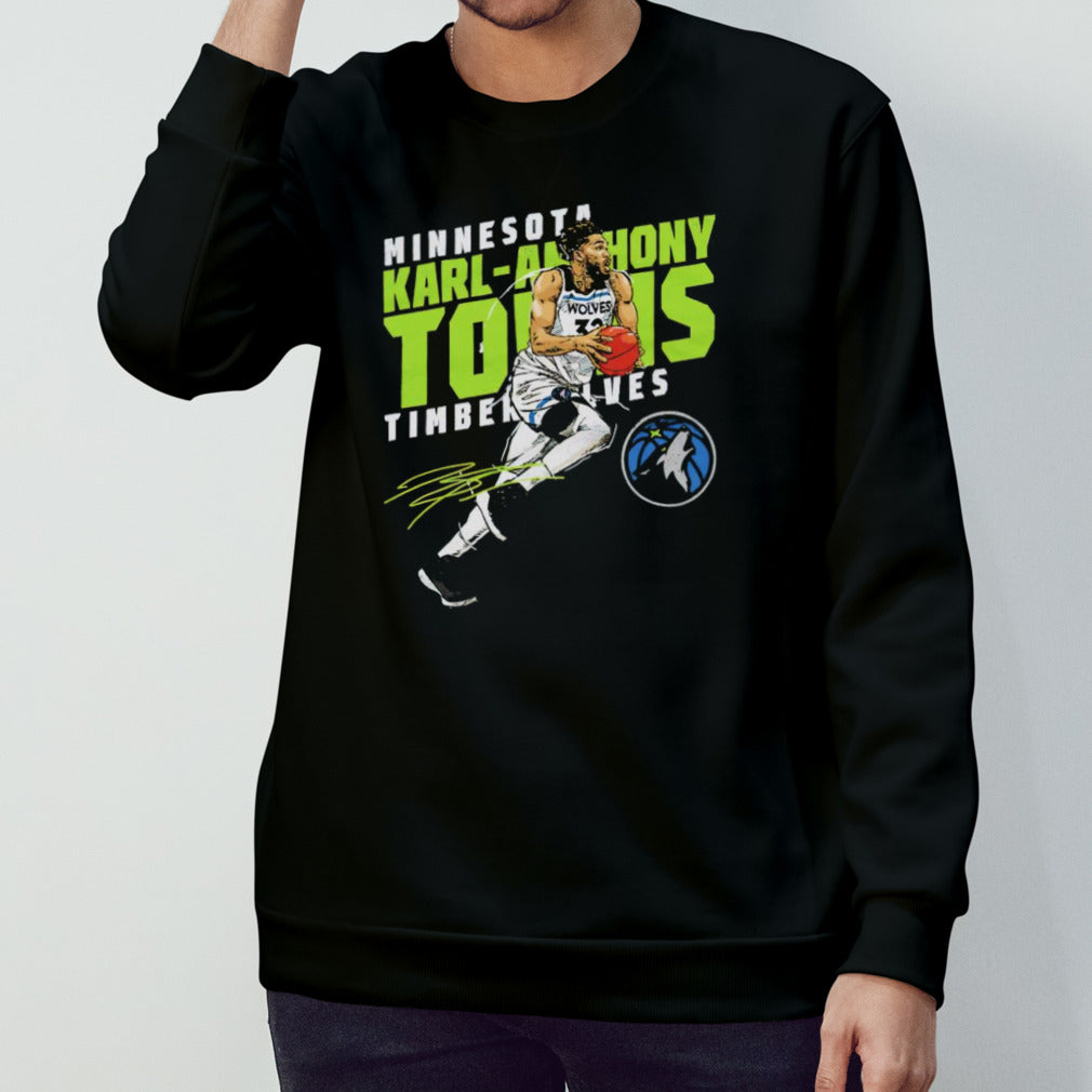 Karl-Anthony Towns Minnesota Timberwolves Slant shirt